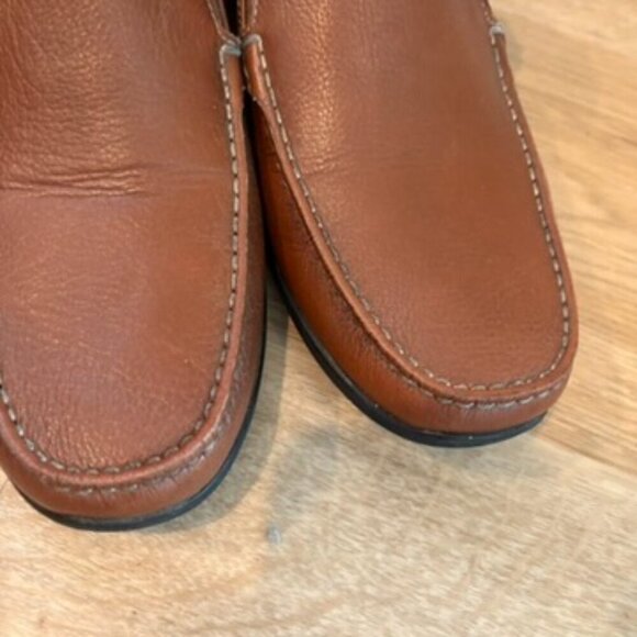 ** Ecco men\'s leather loafer Brown NWOT Size 41 main image 6